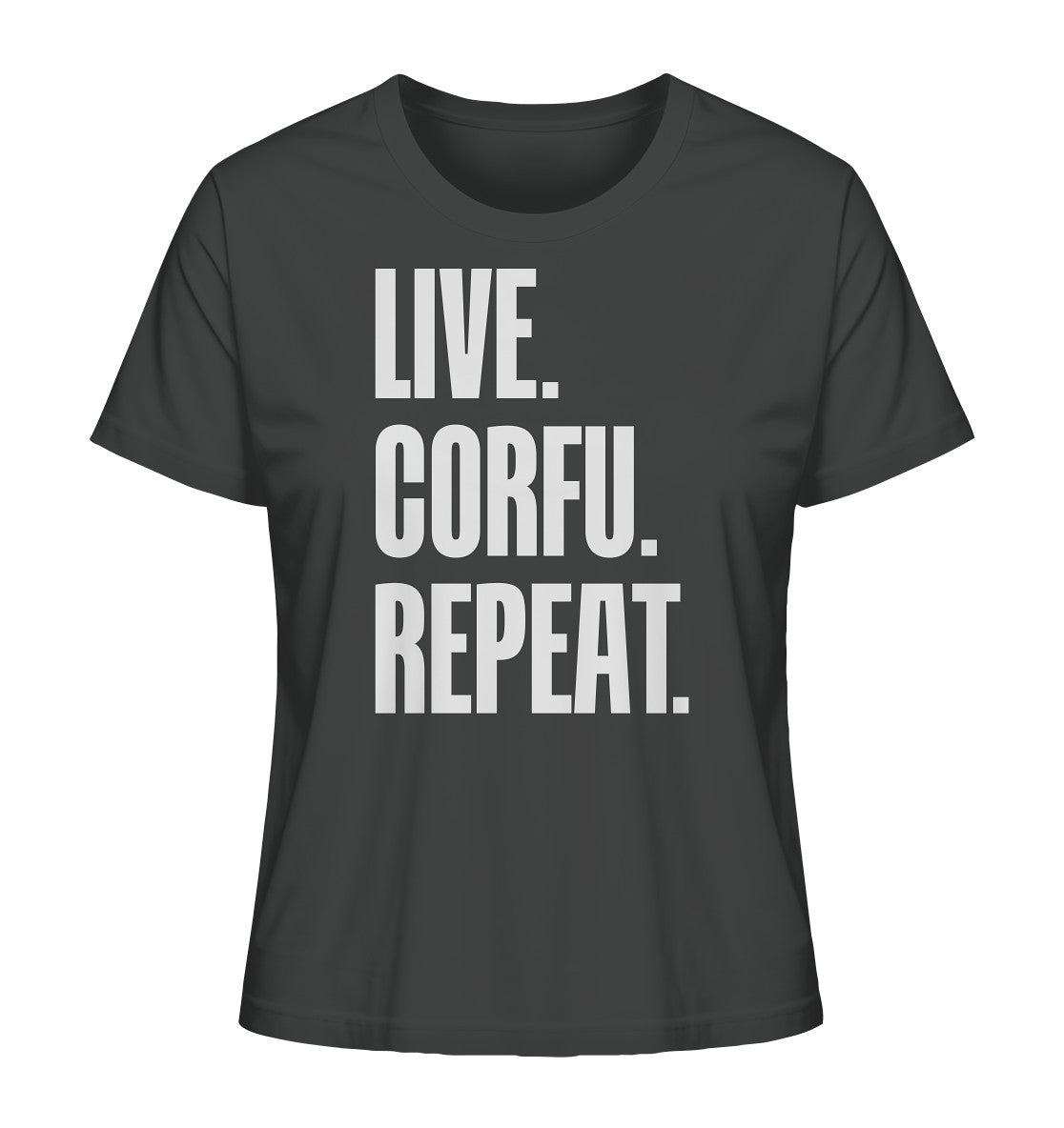 LIVE. CORFU. REPEAT. - Ladies Organic Shirt