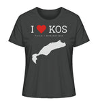 I LOVE KOS - Forum Greece White - Ladies Organic Shirt