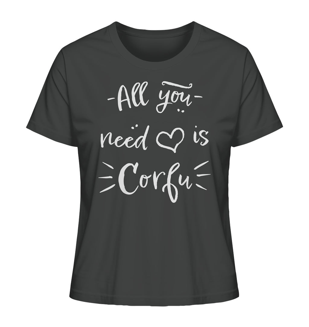 All you need is Corfu - Ladies Organic Shirt