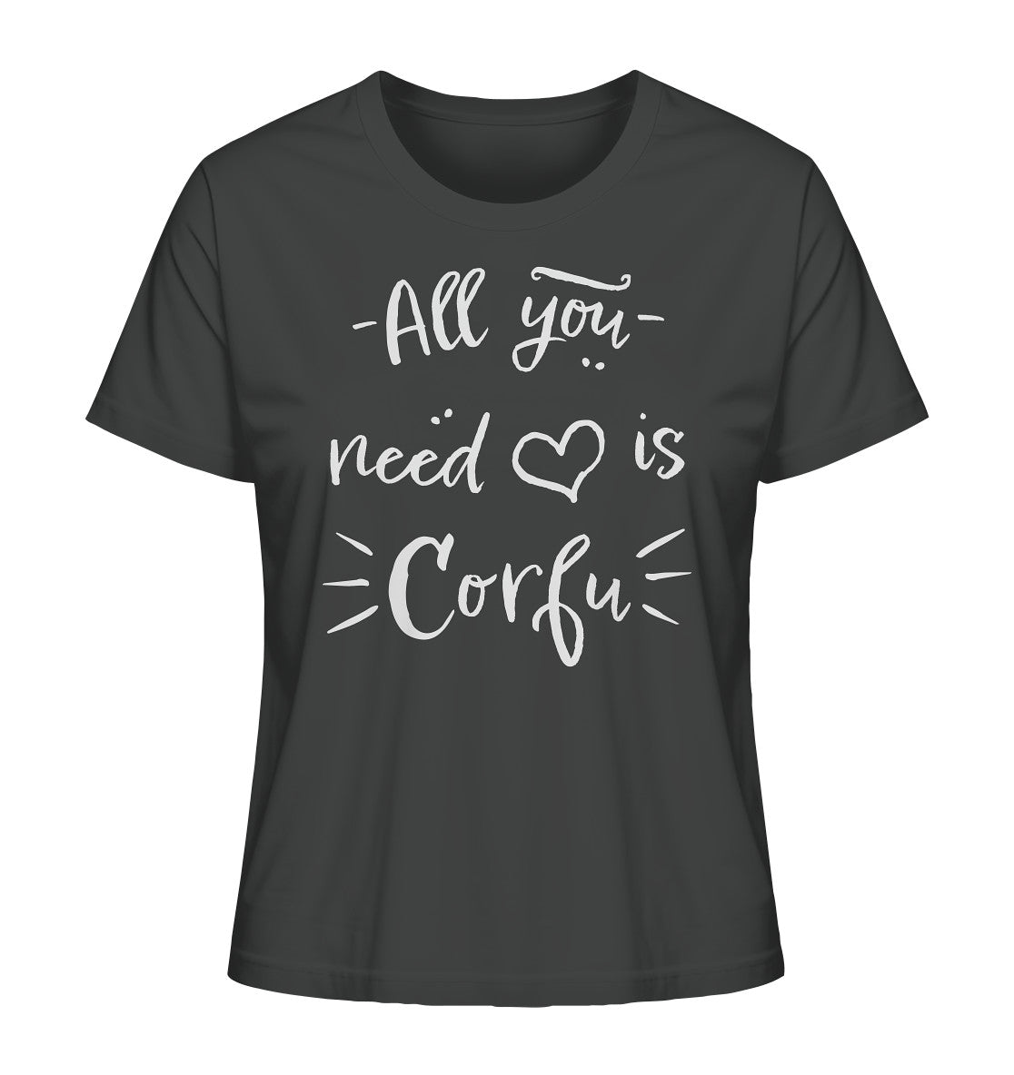 All you need is Corfu - Ladies Organic Shirt