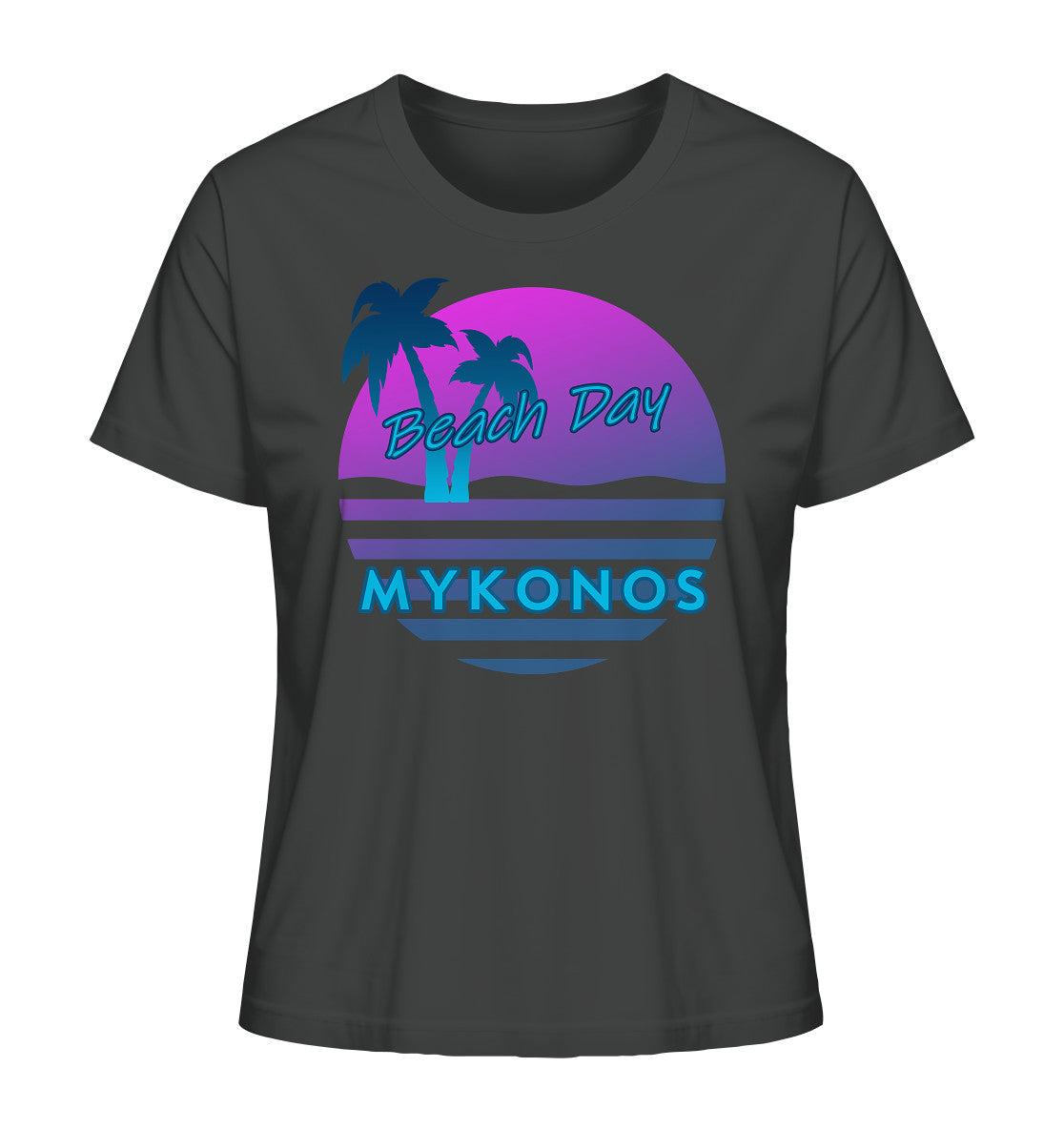 Beach Day Mykonos - Ladies Organic Shirt