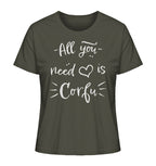 All you need is Corfu - Ladies Organic Shirt