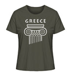 Greece Griechischer Säulenkopf - Ladies Organic Shirt