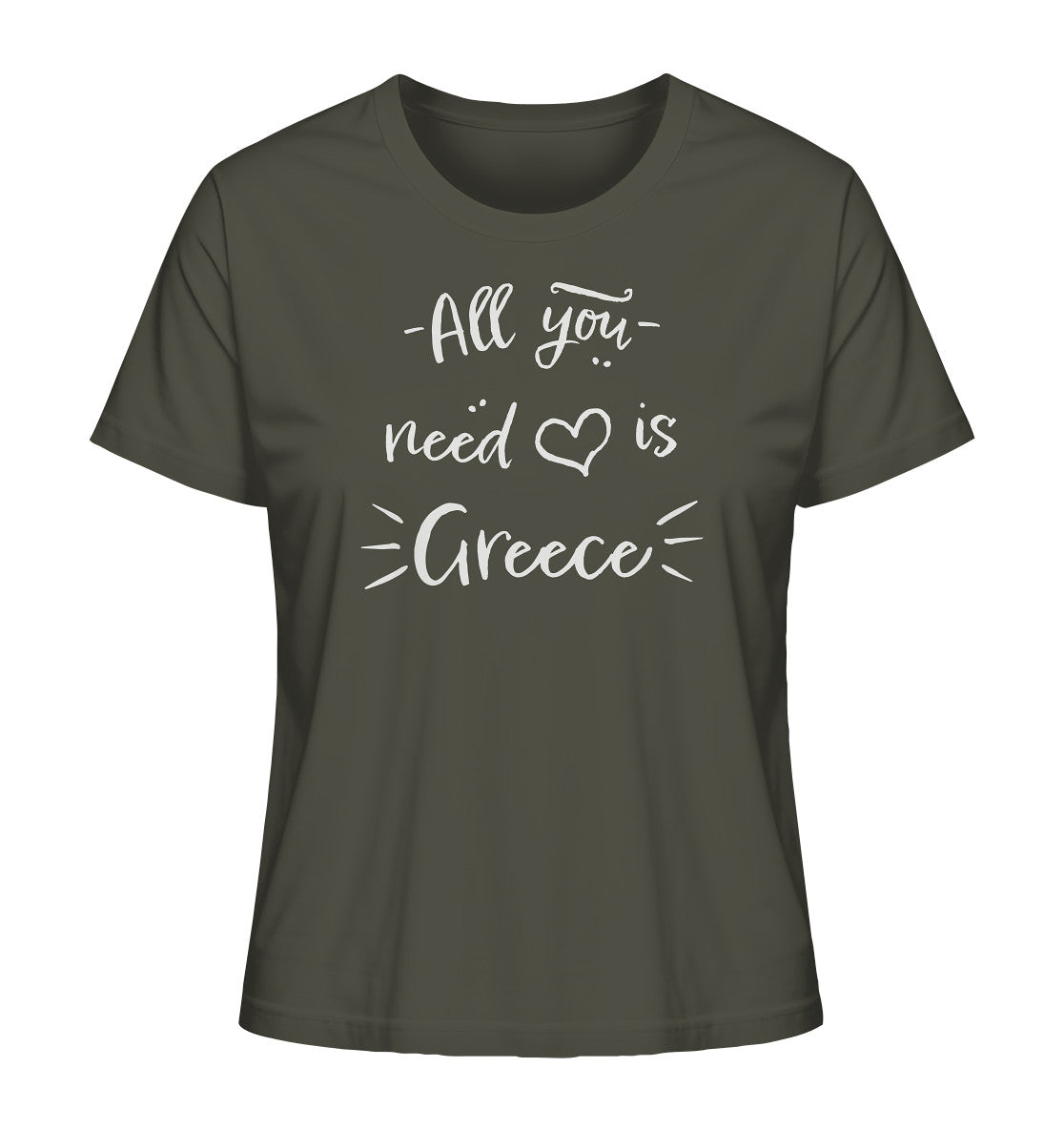 All you need is Greece - Ladies Organic Shirt
