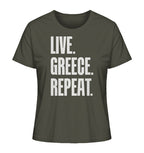 LIVE. GREECE. REPEAT. - Ladies Organic Shirt