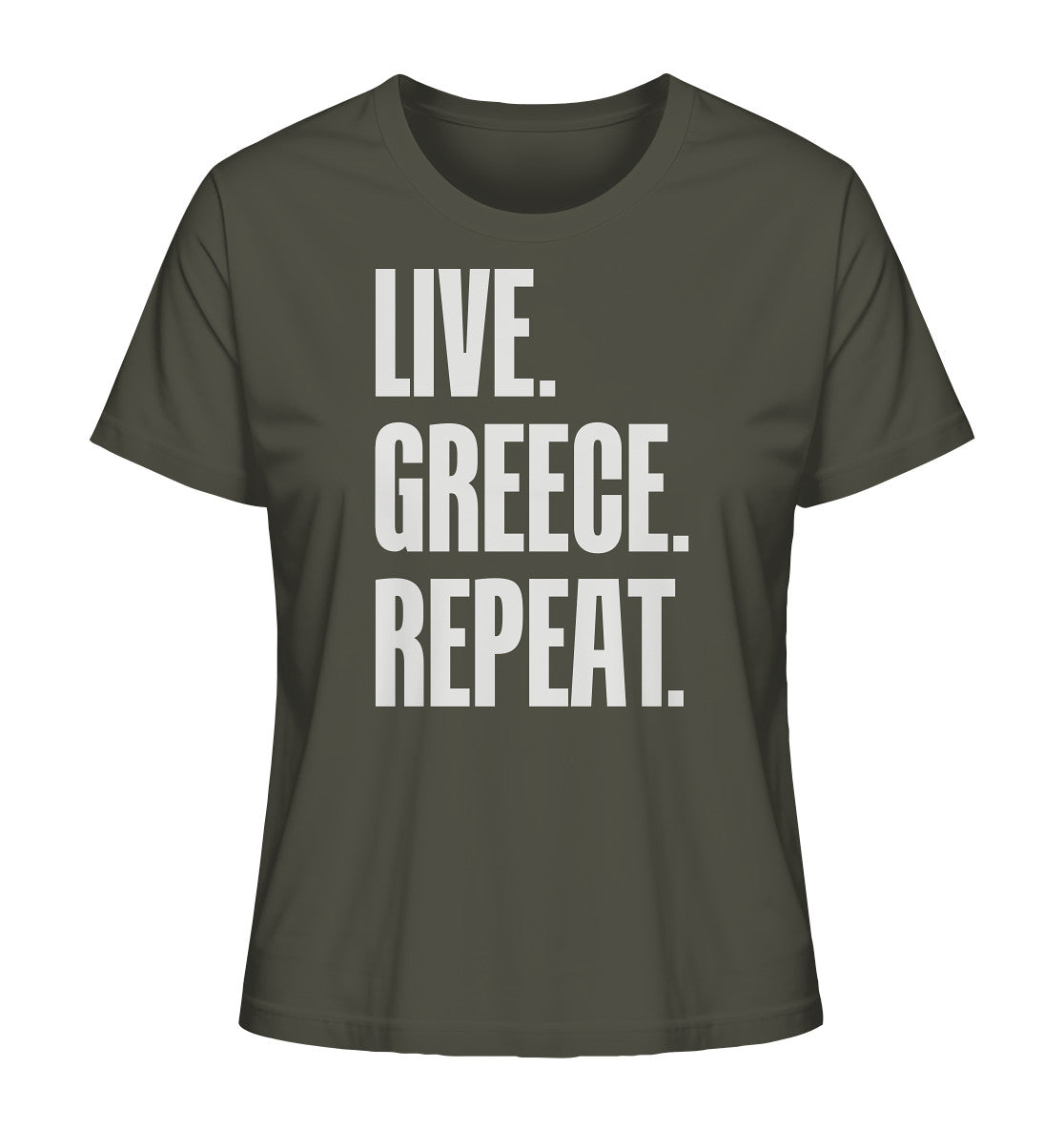 LIVE. GREECE. REPEAT. - Ladies Organic Shirt