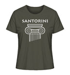 Santorini Greek Column Head - Ladies Organic Shirt