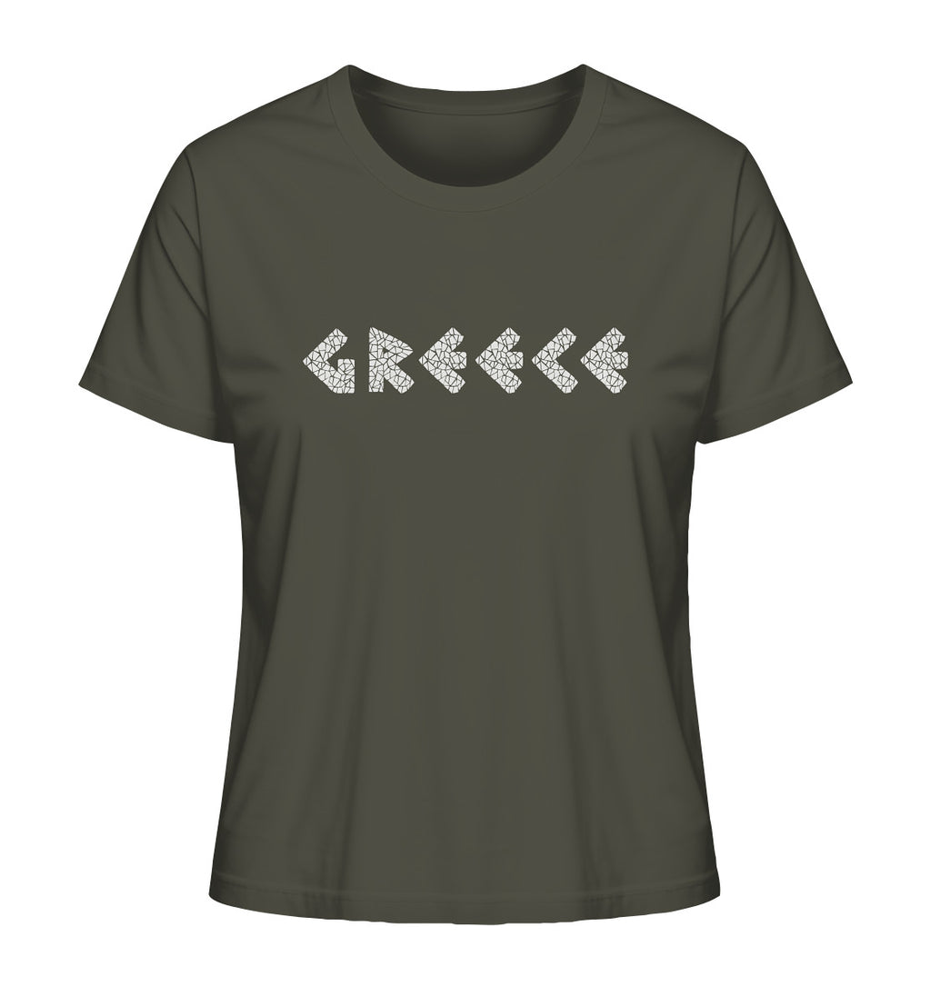 Greece Mosaik - Ladies Organic Shirt