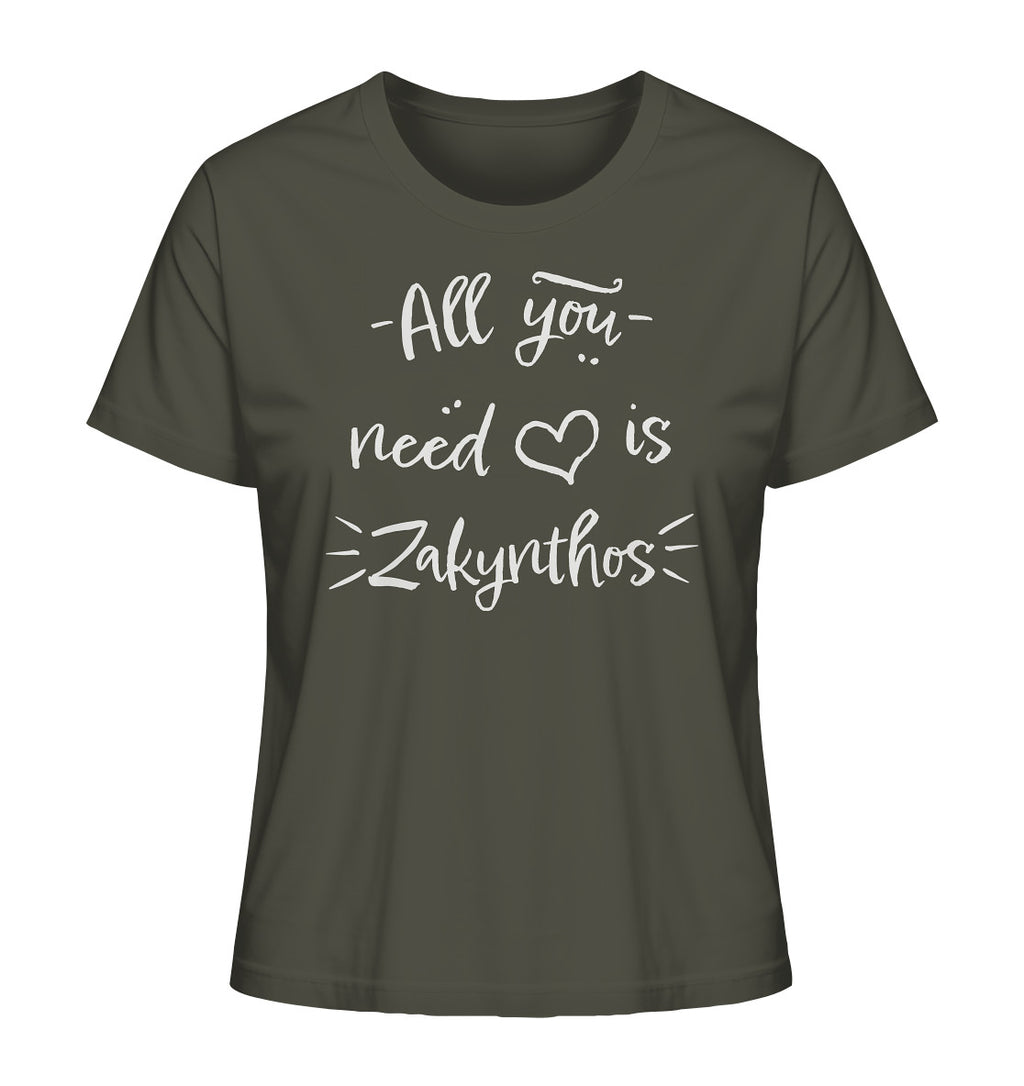 All you need is Zakynthos - Ladies Organic Shirt