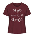 All you need is Corfu - Ladies Organic Shirt