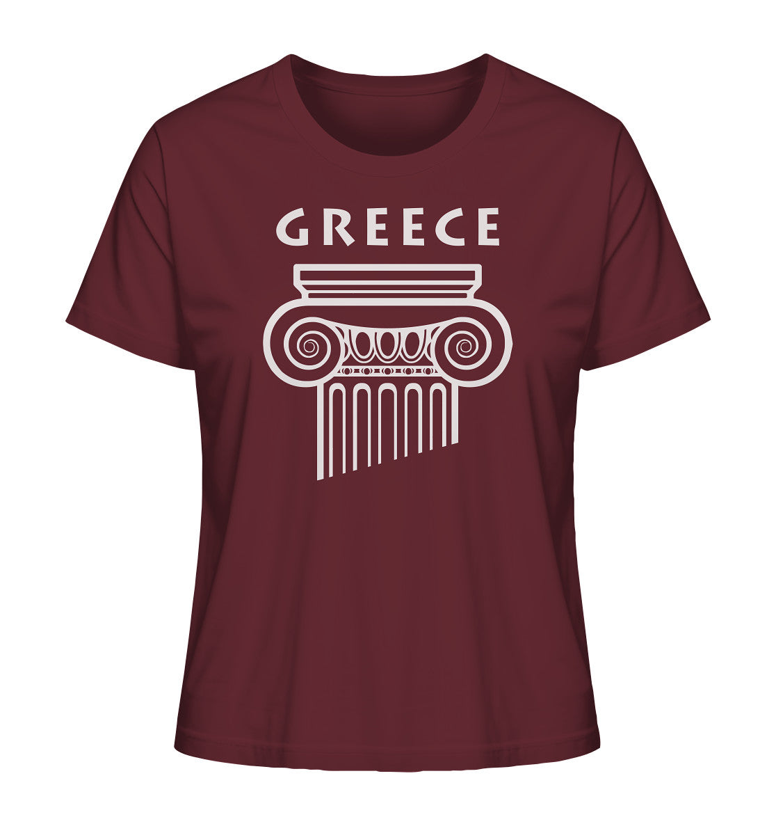 Greece Griechischer Säulenkopf - Ladies Organic Shirt