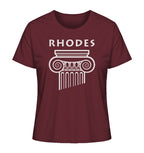 Rhodes Greek Column Head - Ladies Organic Shirt