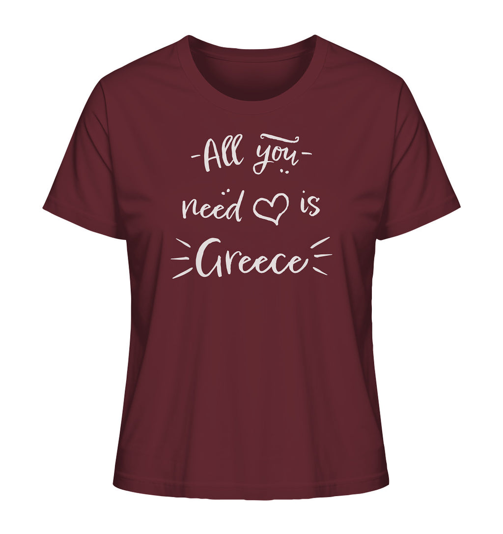 All you need is Greece - Ladies Organic Shirt