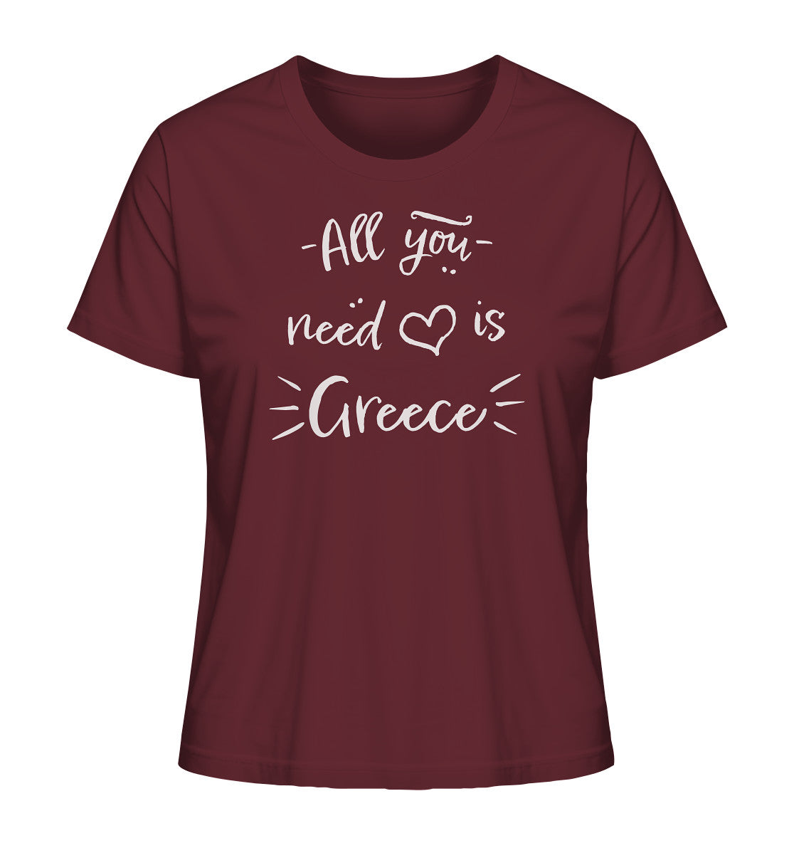All you need is Greece - Ladies Organic Shirt