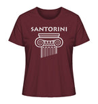 Santorini Greek Column Head - Ladies Organic Shirt