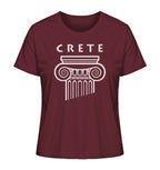 Crete Greek Column Head - Ladies Organic Shirt