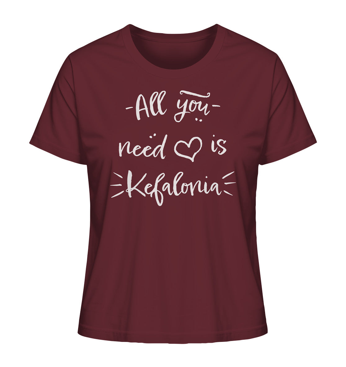 All you need is Kefalonia - Ladies Organic Shirt