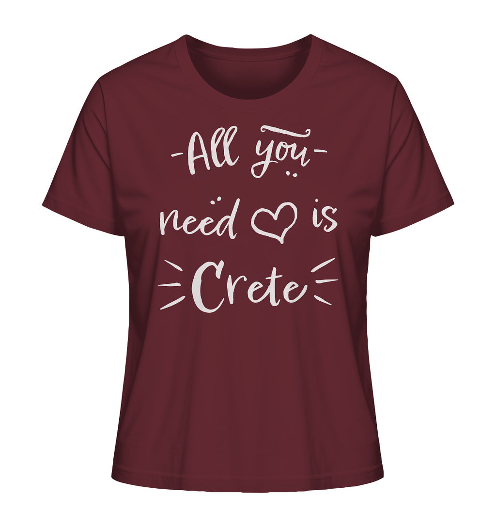 All you need is Crete - Ladies Organic Shirt