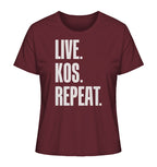 LIVE. KOS. REPEAT. - Ladies Organic Shirt