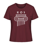 Kos Greek Column Head - Ladies Organic Shirt
