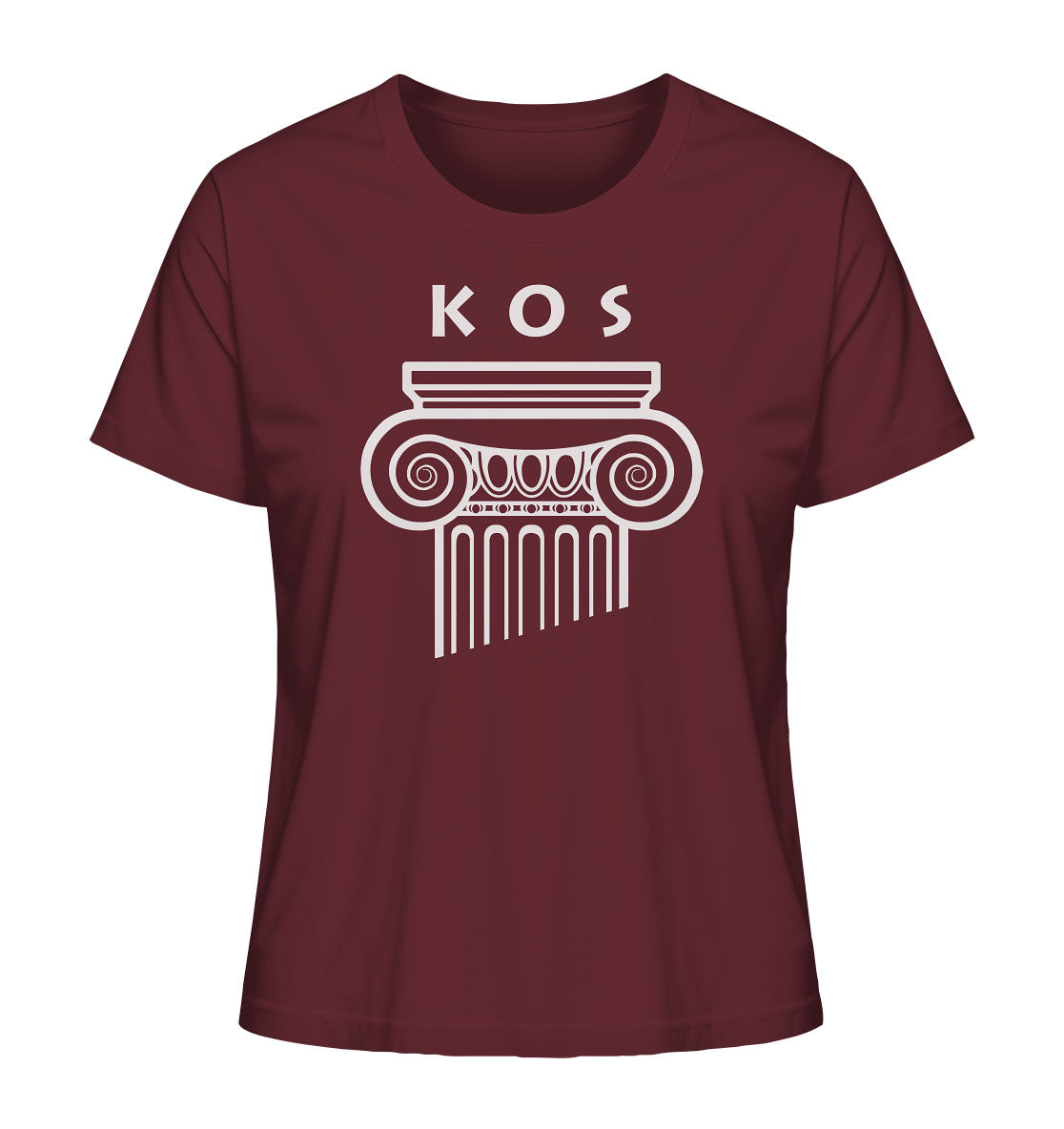 Kos Griechischer Säulenkopf - Ladies Organic Shirt
