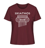 Skiathos Greek Column Head - Ladies Organic Shirt