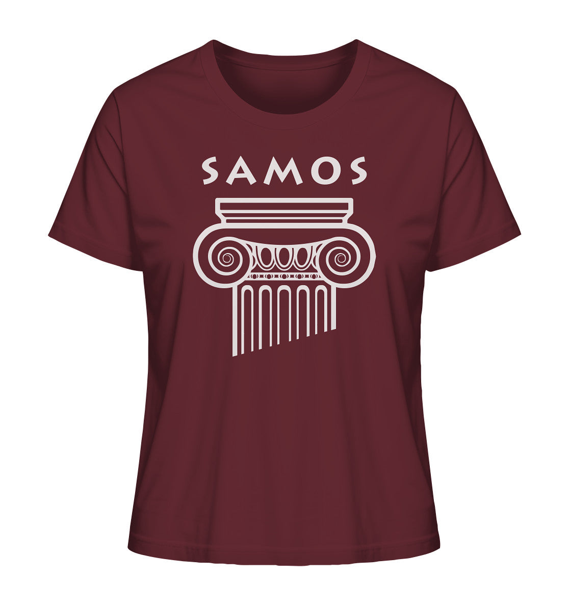 Samos Griechischer Säulenkopf - Ladies Organic Shirt