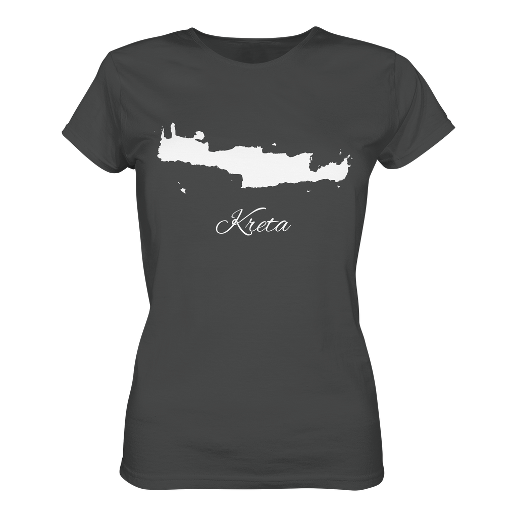 Kreta Silhouette Griechenland - Ladies Organic Shirt