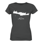 Kreta Silhouette Griechenland - Ladies Organic Shirt