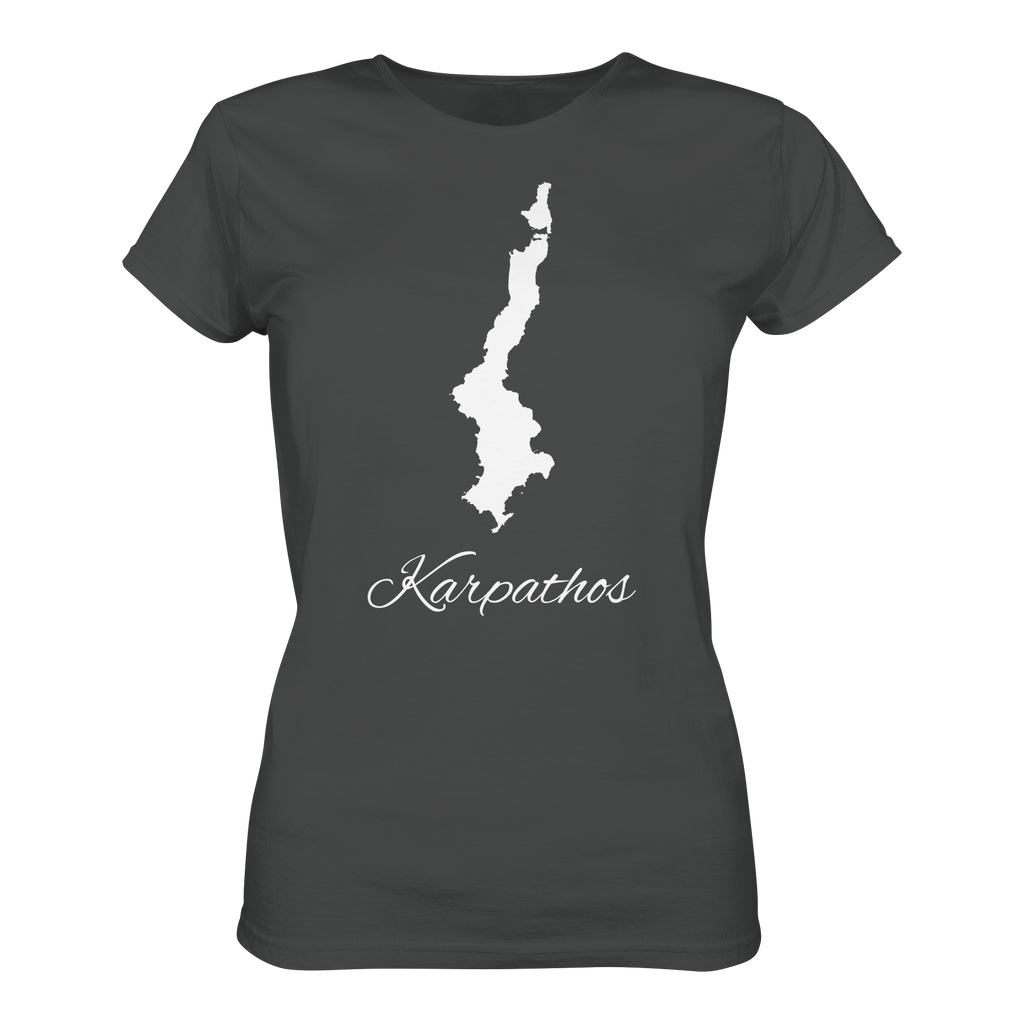 Karpathos Silhouette Griechenland - Ladies Organic Shirt