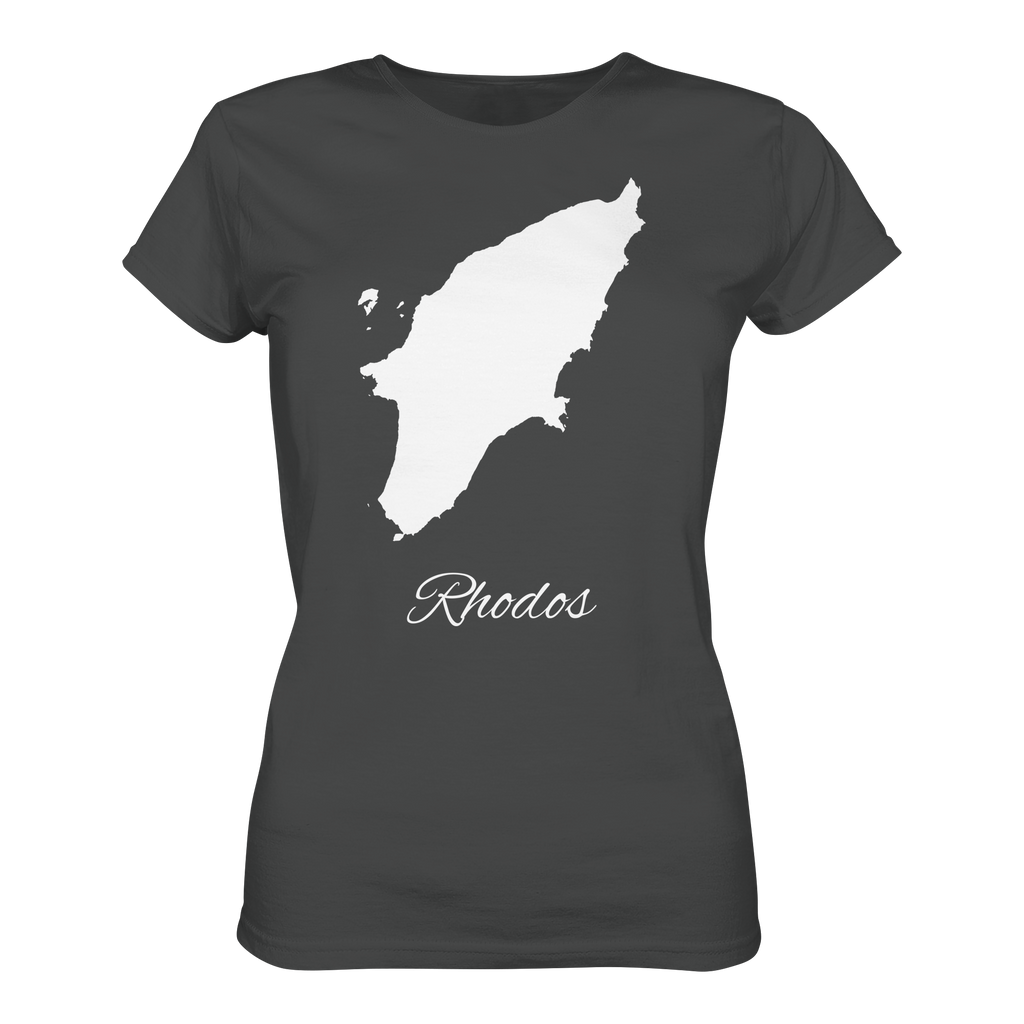 Rhodos Silhouette Griechenland - Ladies Organic Shirt