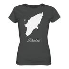 Rhodos Silhouette Griechenland - Ladies Organic Shirt