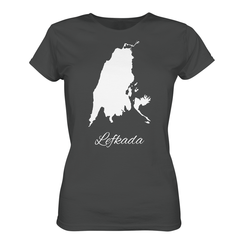 Lefkada Silhouette Griechenland - Ladies Organic Shirt