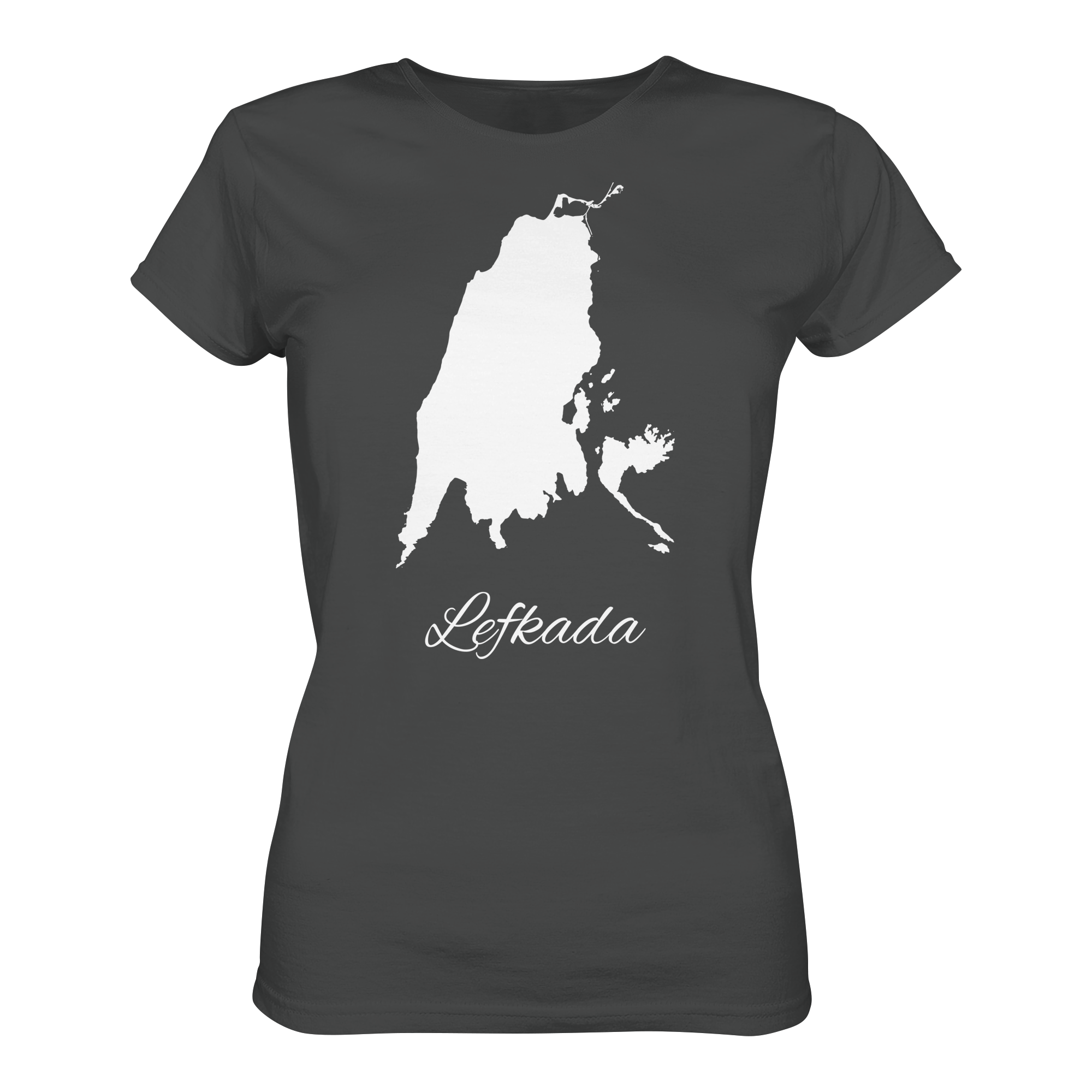 Lefkada Silhouette Griechenland - Ladies Organic Shirt