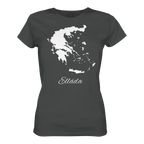 Ellada Silhouette Griechenland - Ladies Organic Shirt