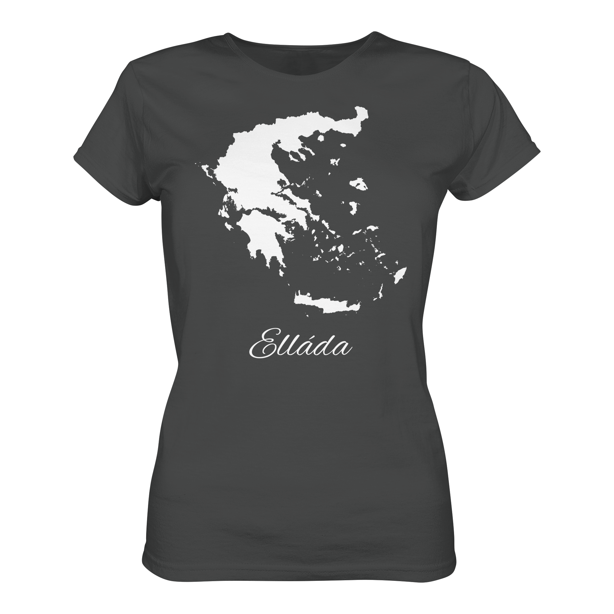 Ellada Silhouette Griechenland - Ladies Organic Shirt