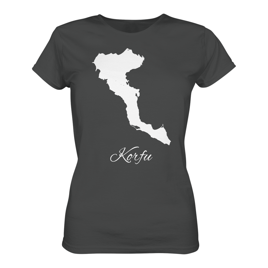 Korfu Silhouette Griechenland - Ladies Organic Shirt