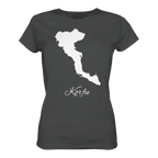 Korfu Silhouette Griechenland - Ladies Organic Shirt