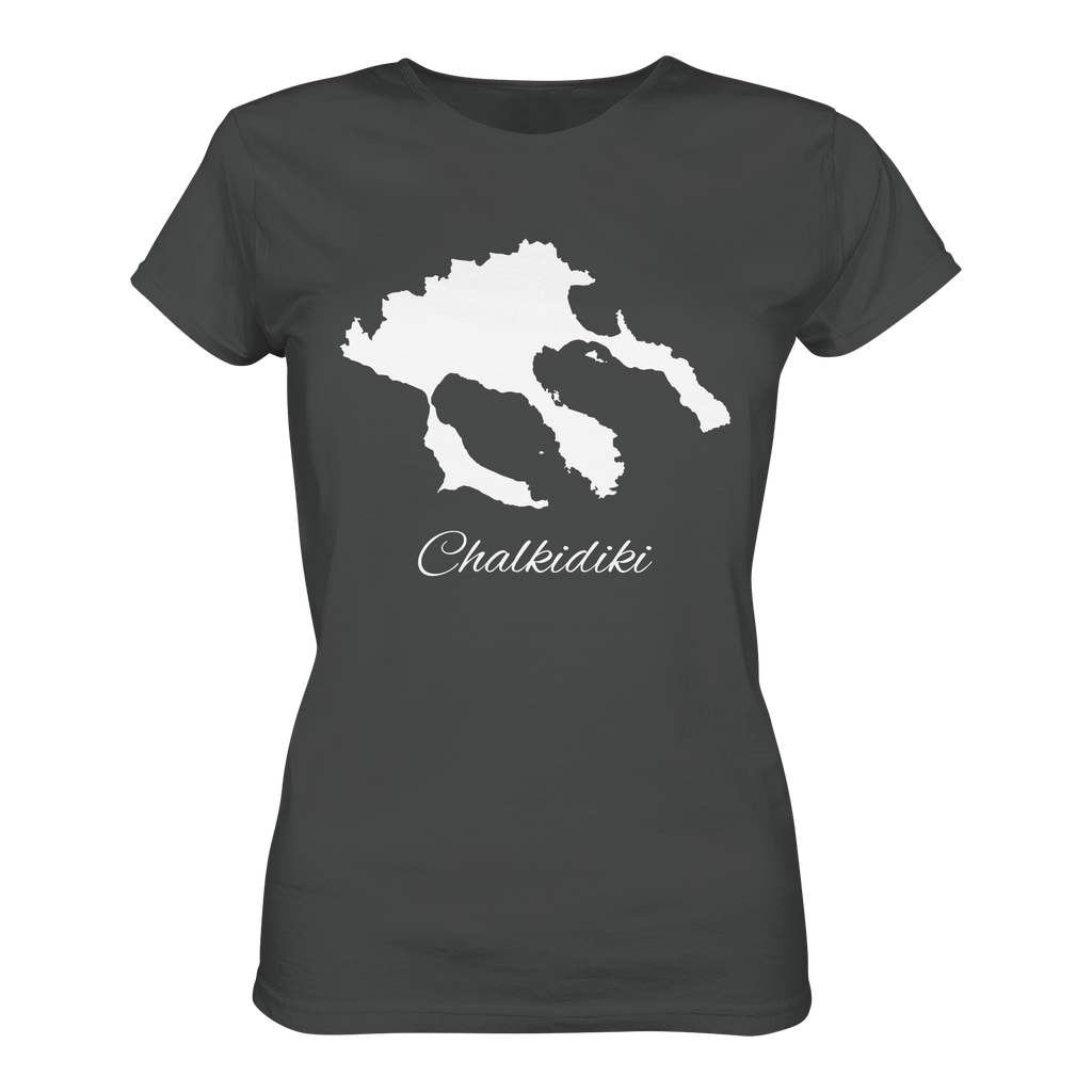 Chalkidiki Silhouette Griechenland - Ladies Organic Shirt