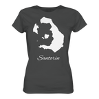 Santorin Silhouette Griechenland - Ladies Organic Shirt