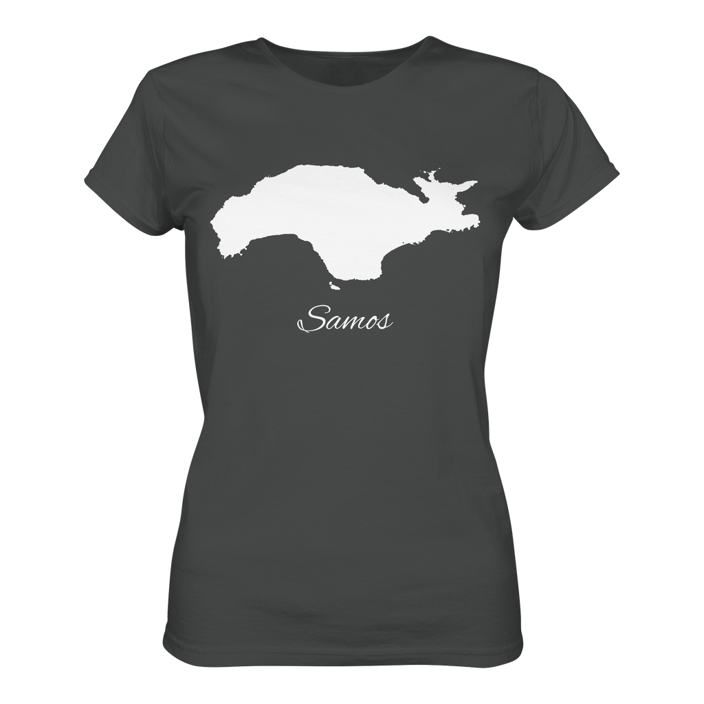 Samos Silhouette Griechenland - Ladies Organic Shirt