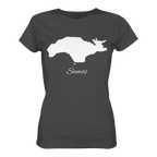 Samos Silhouette Griechenland - Ladies Organic Shirt