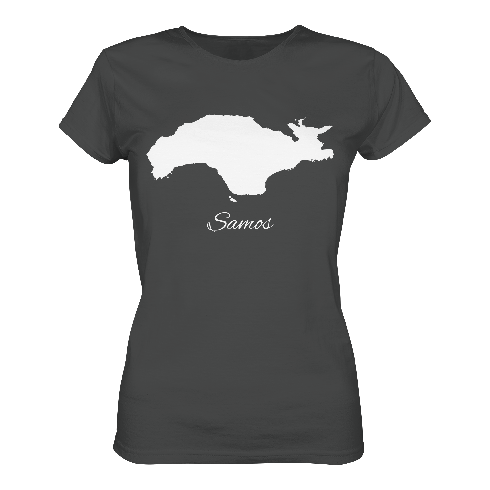 Samos Silhouette Griechenland - Ladies Organic Shirt