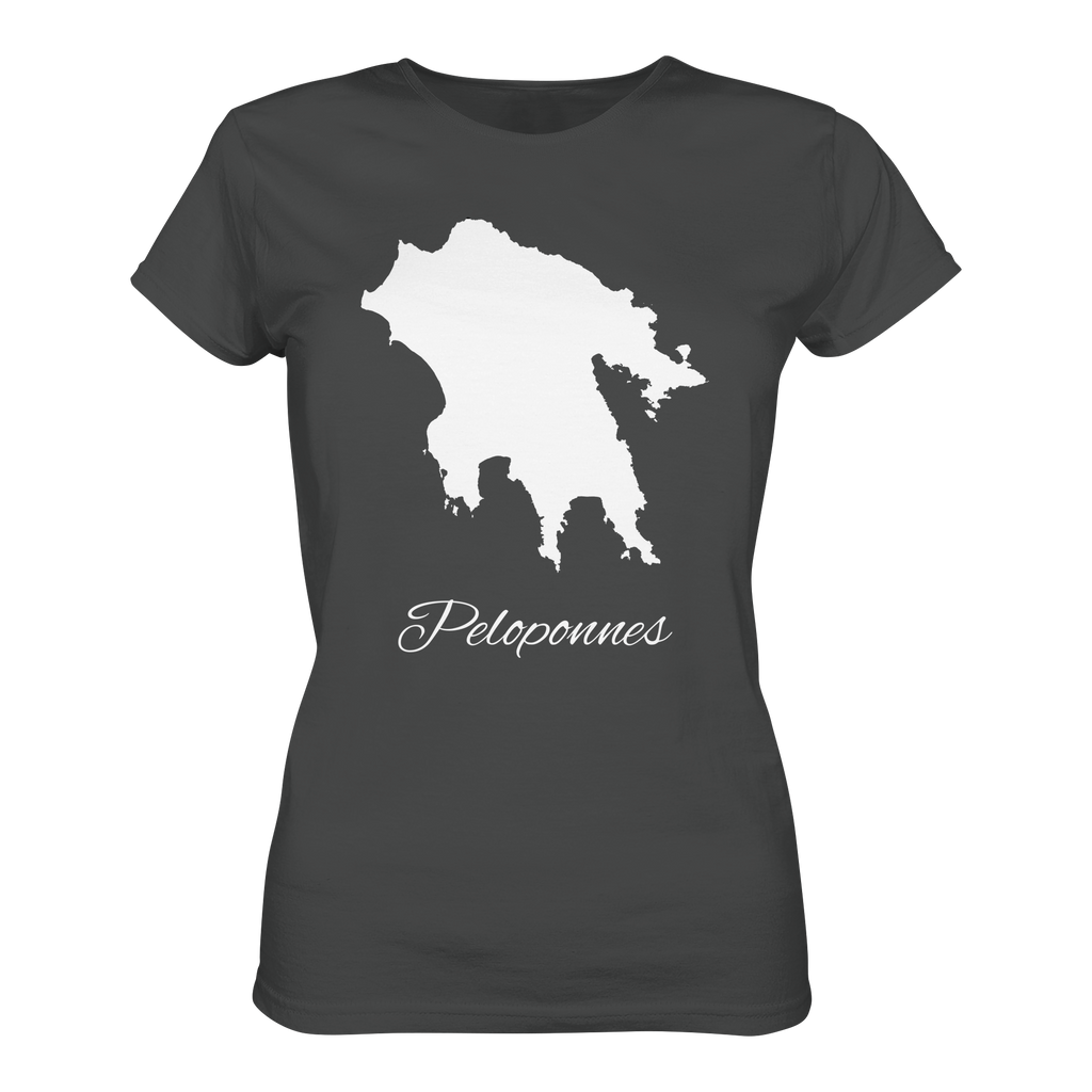 Peloponnes Silhouette Griechenland - Ladies Organic Shirt