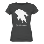 Peloponnes Silhouette Griechenland - Ladies Organic Shirt