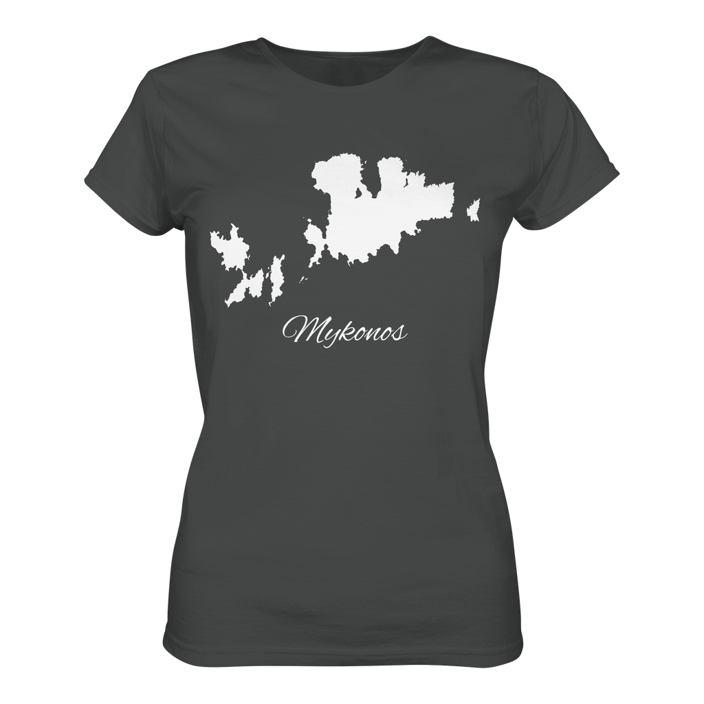 Mykonos Silhouette Griechenland - Ladies Organic Shirt