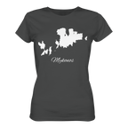 Mykonos Silhouette Griechenland - Ladies Organic Shirt