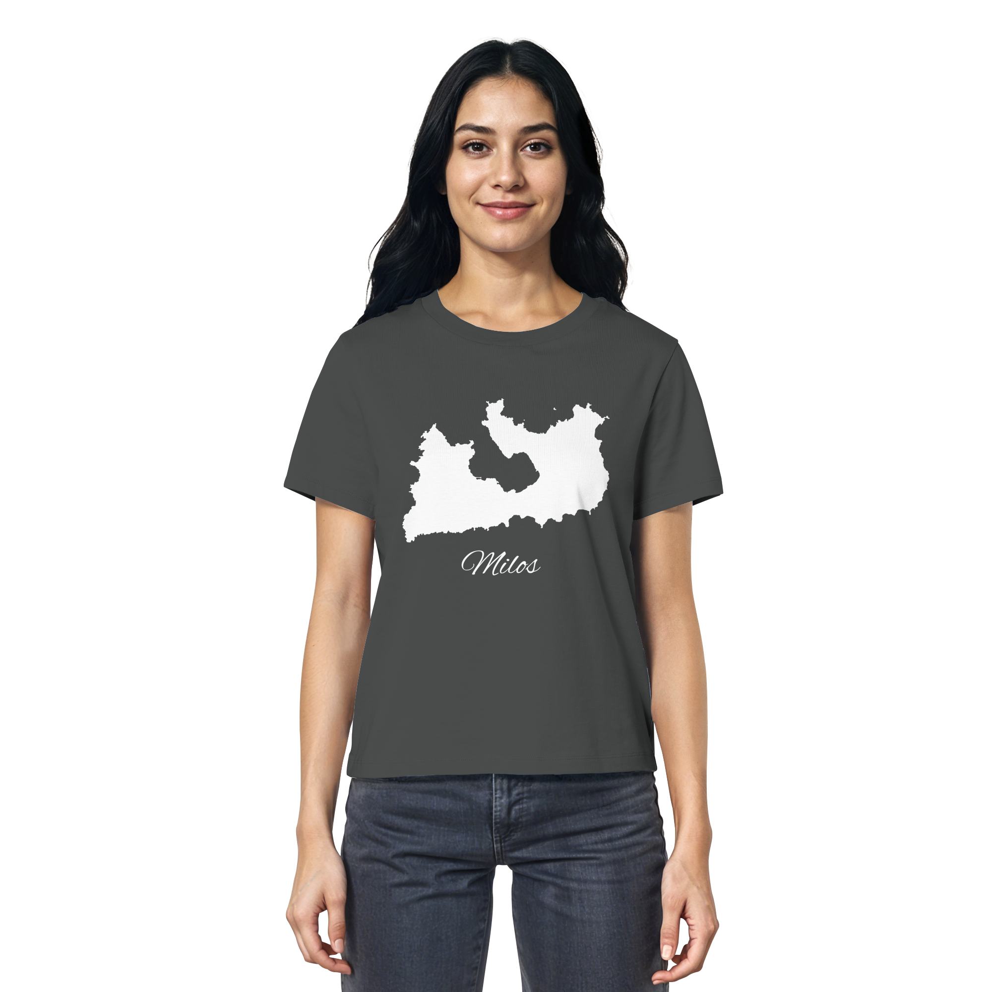 Milos Silhouette Griechenland - Ladies Organic Shirt