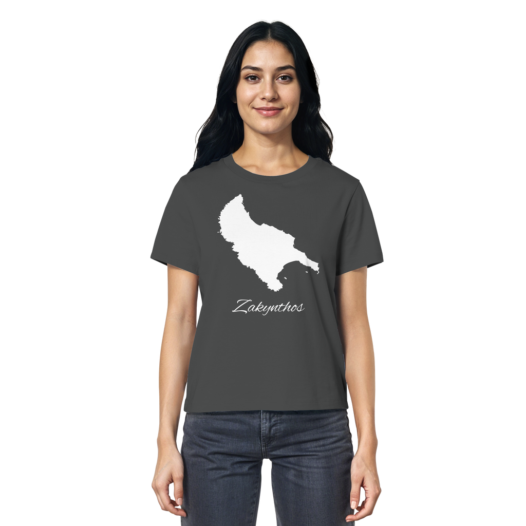 Zakynthos Silhouette Griechenland - Ladies Organic Shirt