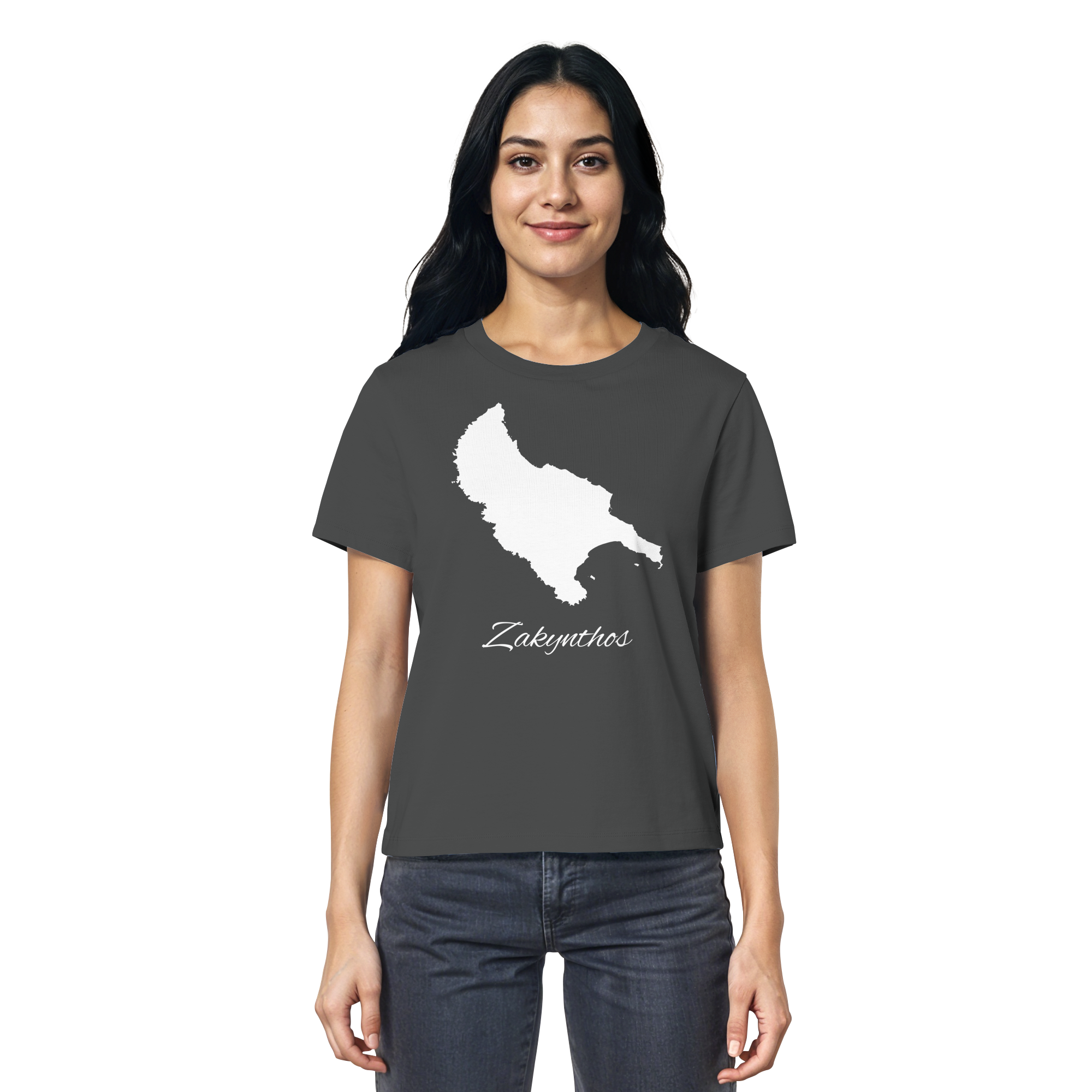 Zakynthos Silhouette Griechenland - Ladies Organic Shirt